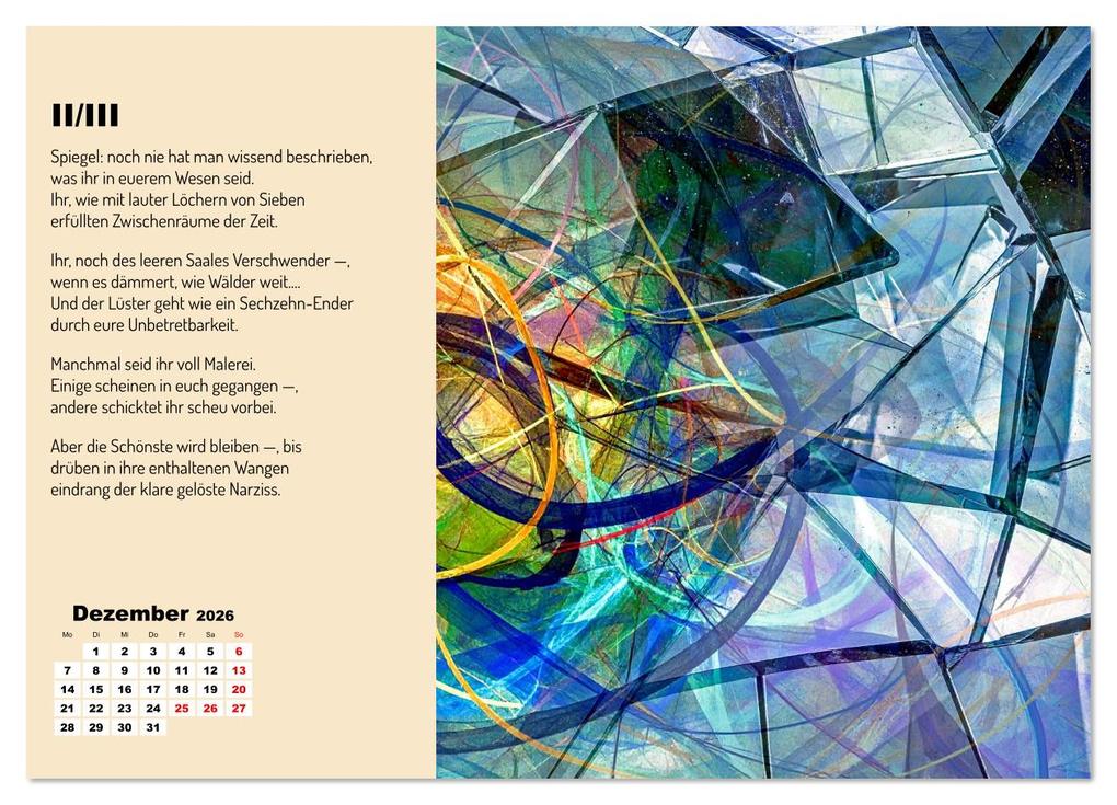 Weitere Ansicht: Orpheus' Leier (Wandkalender 2026 DIN A3 quer), CALVENDO Monatskalender | Werner Braun, Calvendo