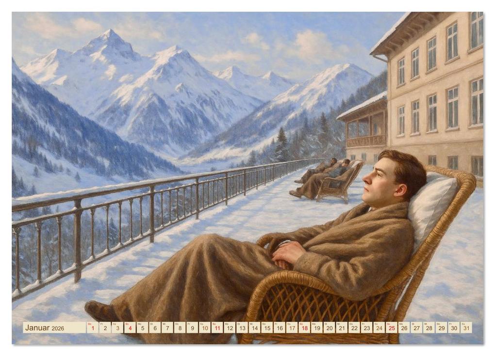 Weitere Ansicht: Thomas Mann. Sein Leben, seine Werke (Wandkalender 2026 DIN A4 quer), CALVENDO Monatskalender | Steffani Lehmann, Calvendo