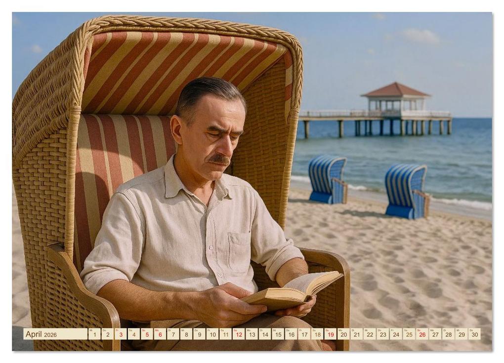 Weitere Ansicht: Thomas Mann. Sein Leben, seine Werke (Wandkalender 2026 DIN A4 quer), CALVENDO Monatskalender | Steffani Lehmann, Calvendo