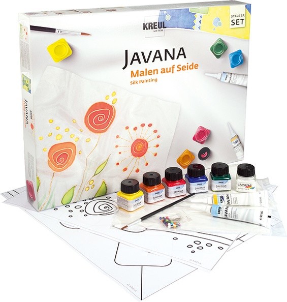 Weitere Ansicht: KREUL Javana Malen auf Seide, Starter Set mit 5 Seidenmalfarben à 20 ml