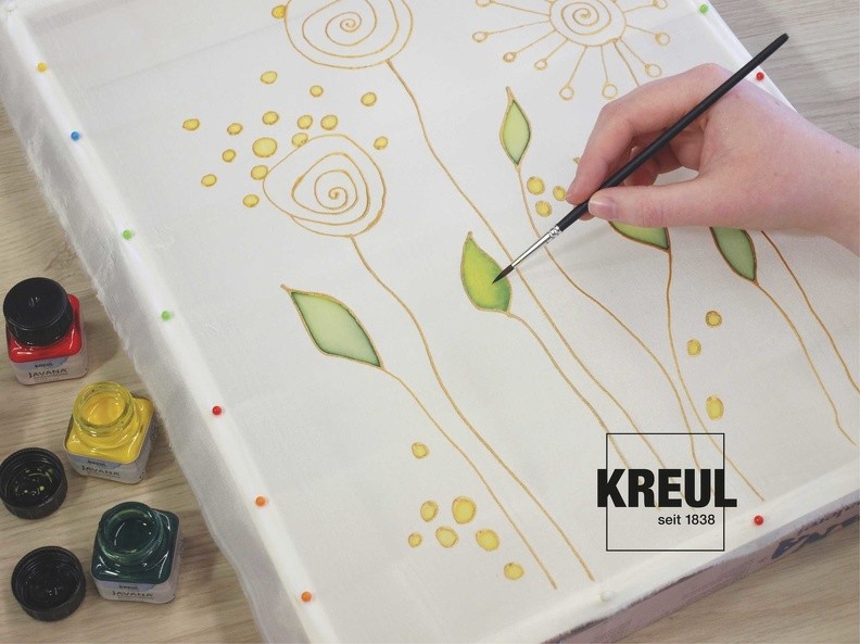 Weitere Ansicht: KREUL Javana Malen auf Seide, Starter Set mit 5 Seidenmalfarben à 20 ml