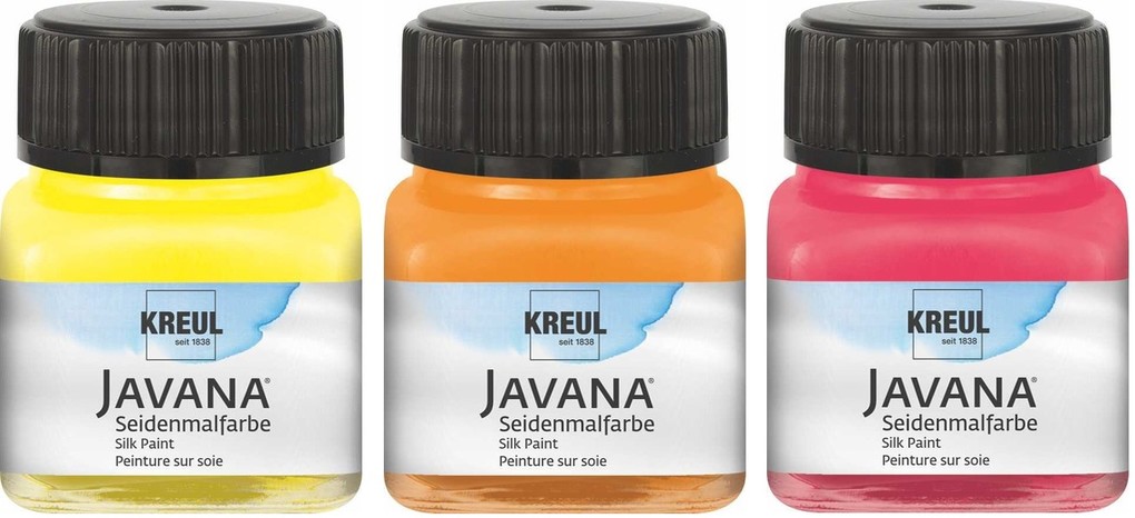 Weitere Ansicht: KREUL Javana Malen auf Seide, Starter Set mit 5 Seidenmalfarben à 20 ml