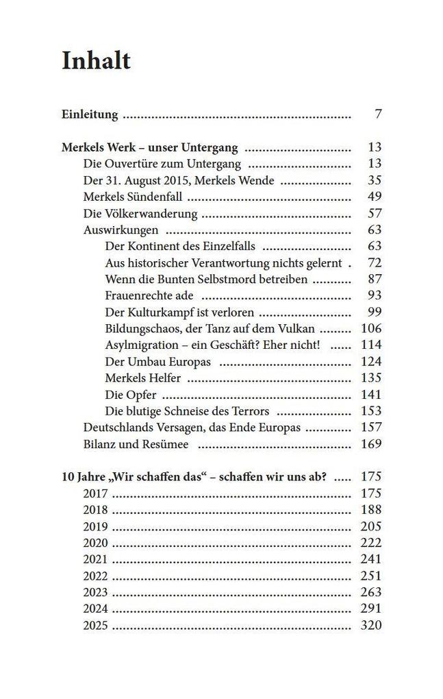 Weitere Ansicht: Merkels Werk - Unser Untergang | Gerald Grosz