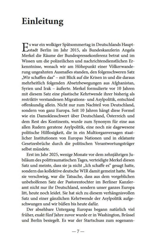 Weitere Ansicht: Merkels Werk - Unser Untergang | Gerald Grosz