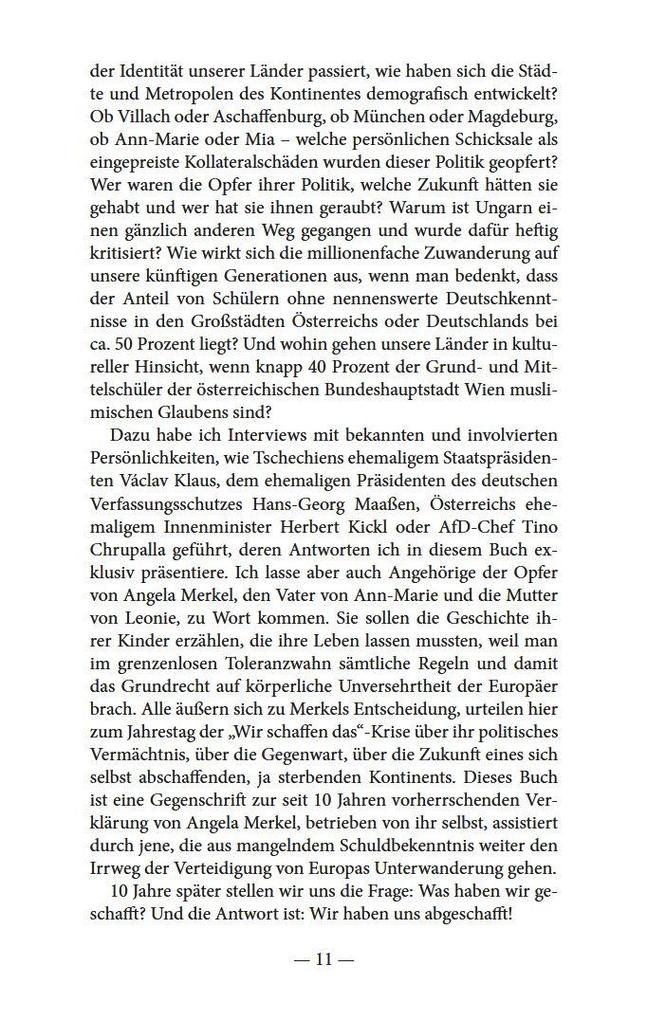 Weitere Ansicht: Merkels Werk - Unser Untergang | Gerald Grosz