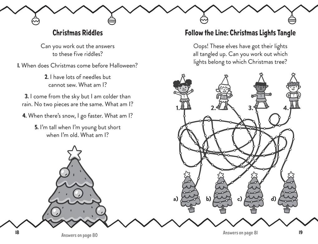 Weitere Ansicht: Amazing Christmas Puzzles and Quizzes | Caroline Rowlands