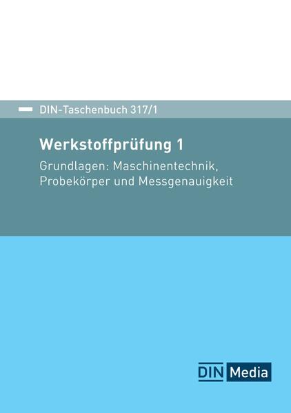 Produktbild: DIN-Taschenbuch 317/1