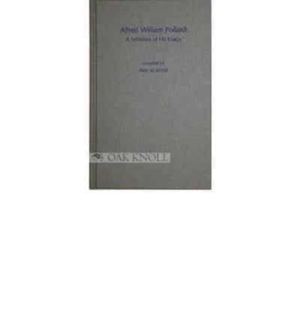 Produktbild: ALFRED WILLIAM POLLARD