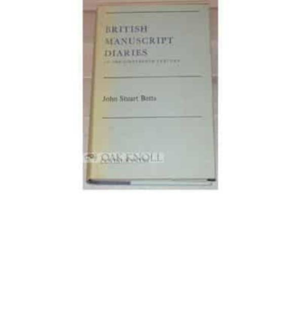 Produktbild: BRITISH MANUSCRIPT DIARIES