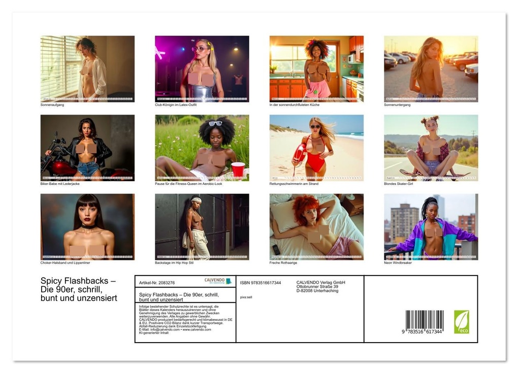 Weitere Ansicht: Spicy Flashbacks - Die 90er, schrill, bunt und unzensiert (Wandkalender 2026 DIN A3 quer), CALVENDO Monatskalender | pixs:sell pixs:sell, Calvendo, pixs:sell, Sell Pixs:Sell