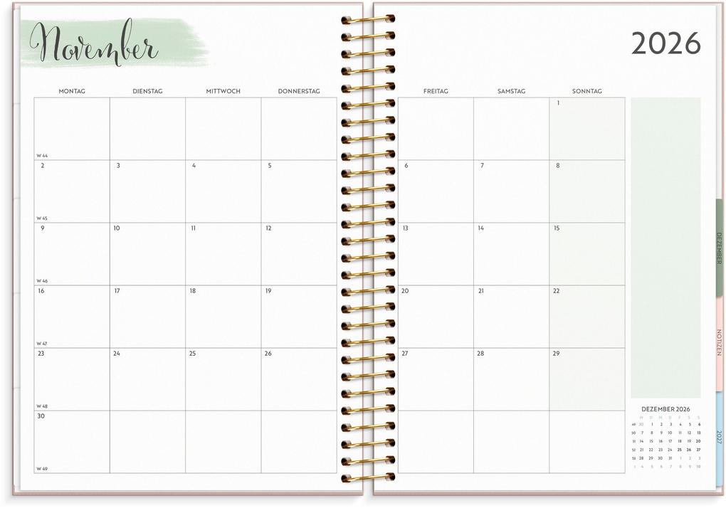 Weitere Ansicht: Burde Life Organizer 2026 Rosa