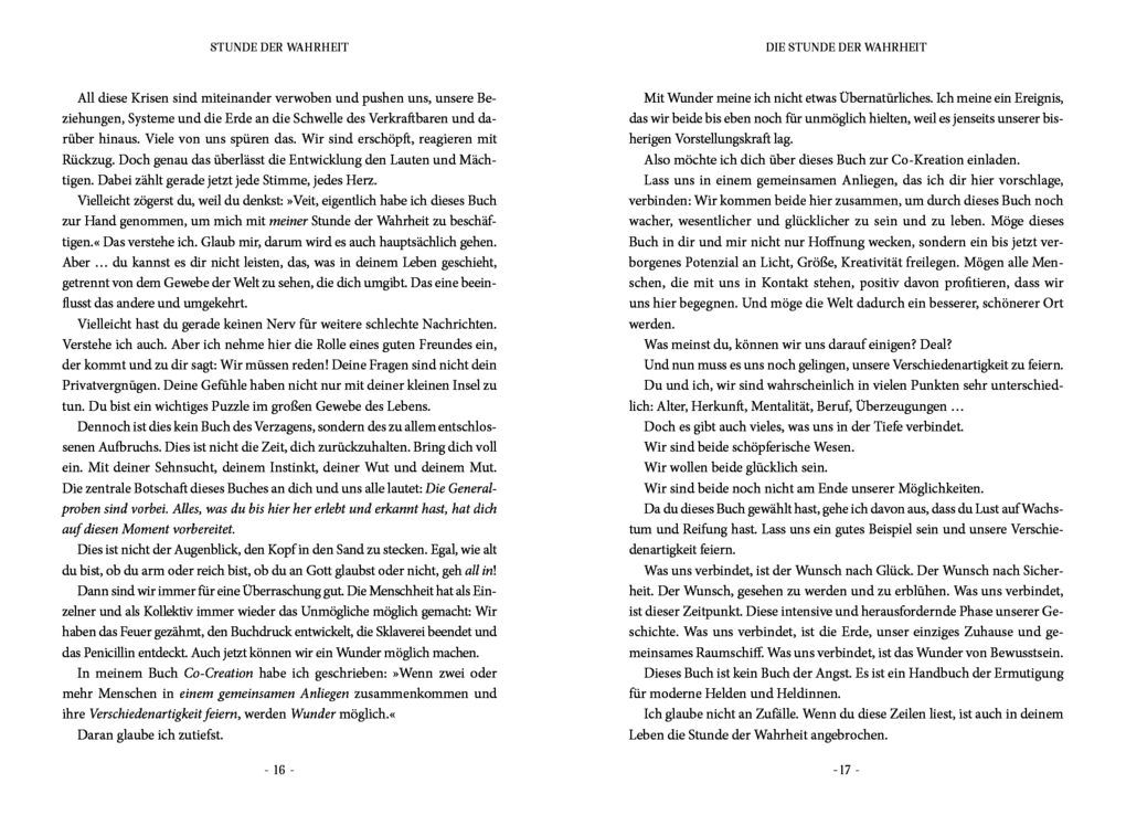 Weitere Ansicht: Stunde der Wahrheit | Veit Lindau