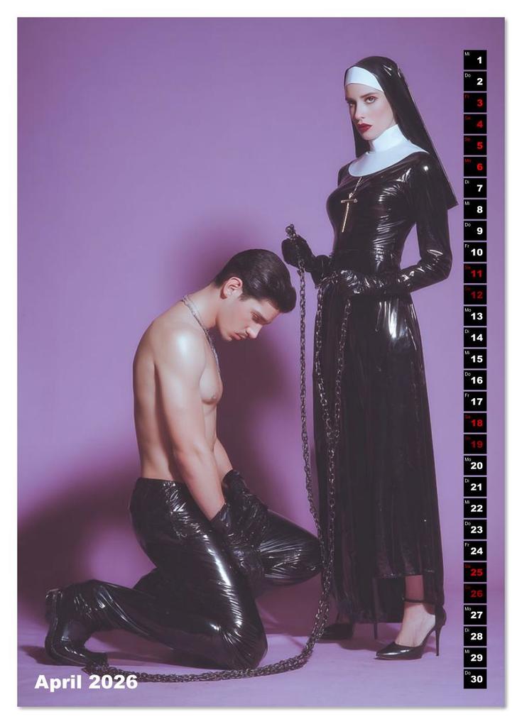 Weitere Ansicht: Latex und Dominanz - The Purple Box (Wandkalender 2026 DIN A4 hoch), CALVENDO Monatskalender | Dirk Meutzner, Calvendo