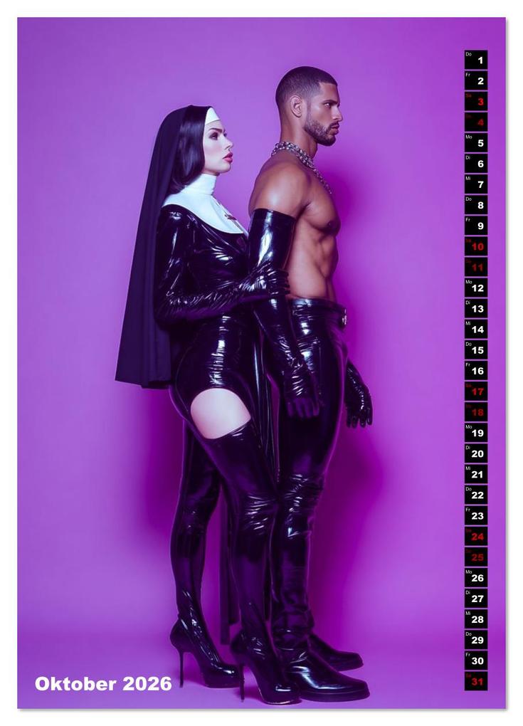 Weitere Ansicht: Latex und Dominanz - The Purple Box (Wandkalender 2026 DIN A4 hoch), CALVENDO Monatskalender | Dirk Meutzner, Calvendo