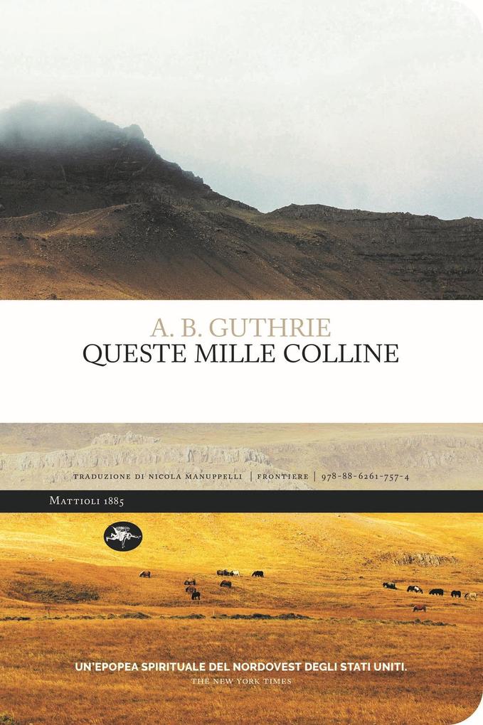 Produktbild: Queste mille colline | A. B. Guthrie
