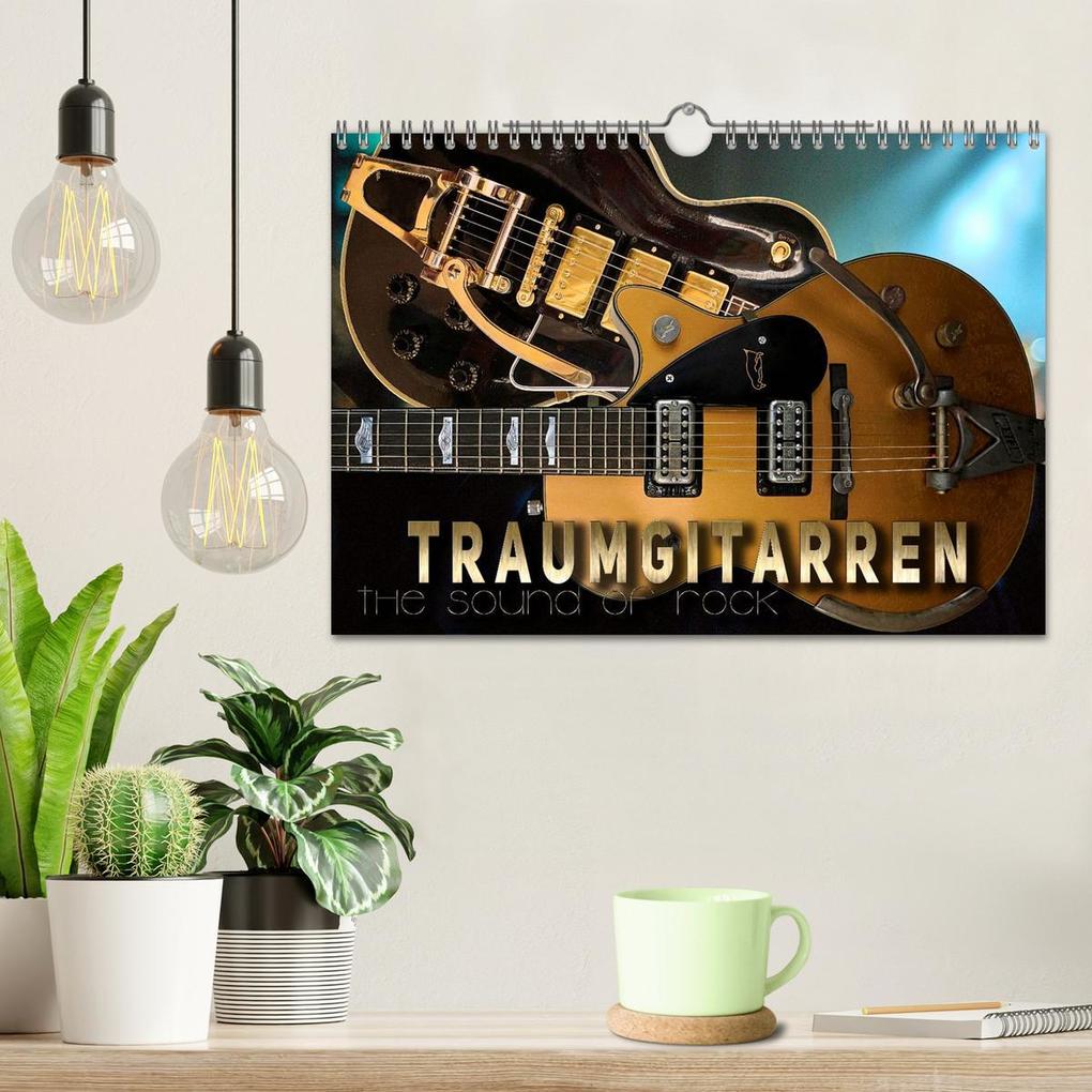 Weitere Ansicht: Traumgitarren - the Sound of Rock (Wandkalender 2026 DIN A4 quer), CALVENDO Monatskalender | Renate Utz, Calvendo