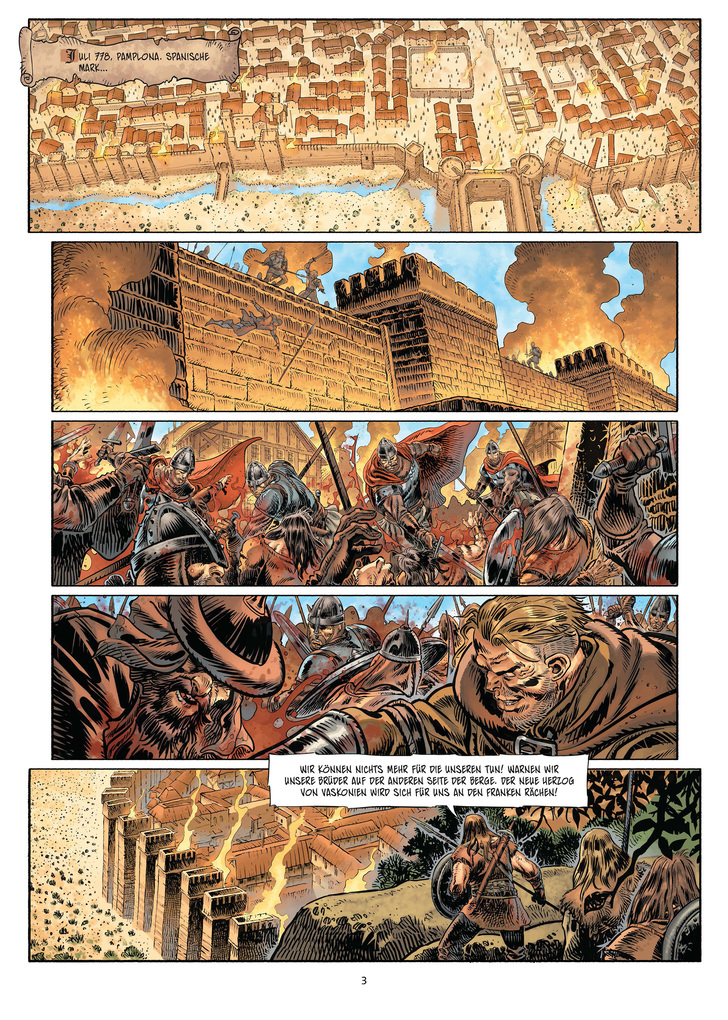 Weitere Ansicht: Karolus Magnus - Kaiser der Barbaren. Band 3 | Jean-Claude Bartoll