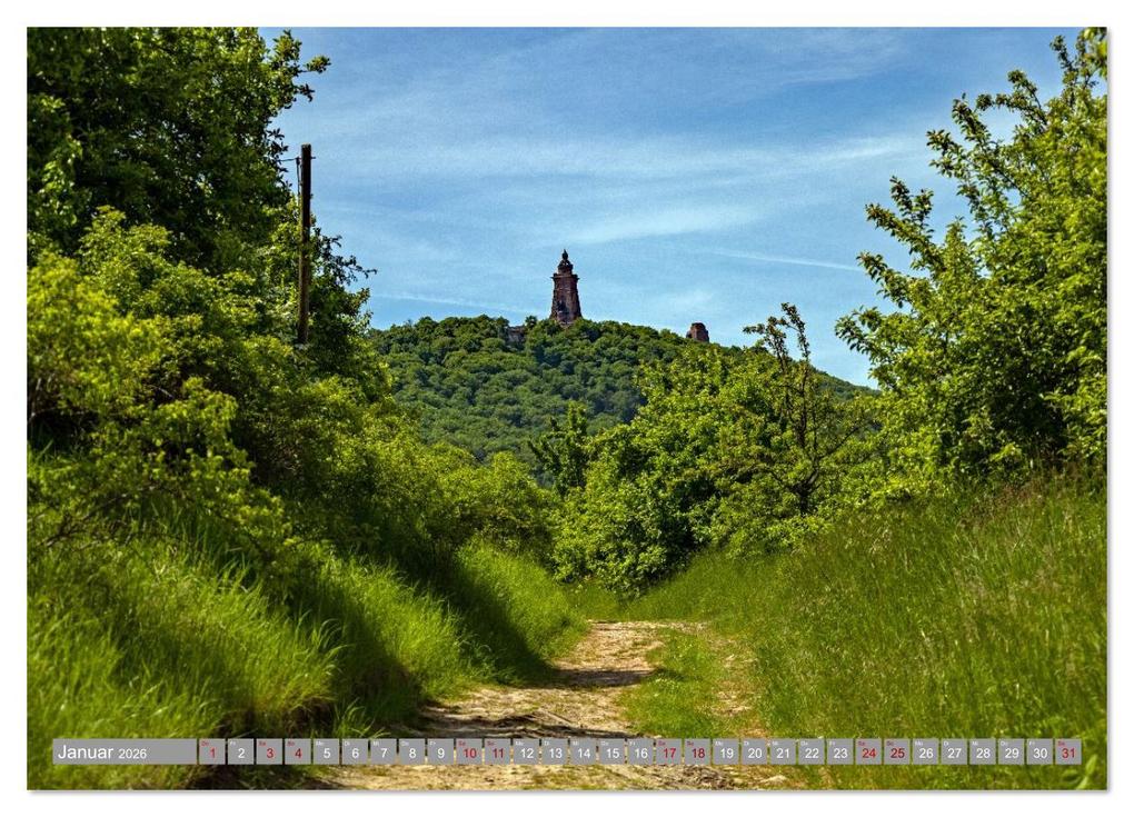 Weitere Ansicht: Das Kyffhäuser Denkmal (Wandkalender 2026 DIN A4 quer), CALVENDO Monatskalender | Holger Felix, Calvendo