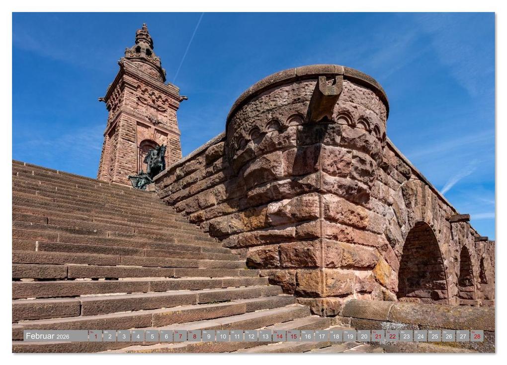 Weitere Ansicht: Das Kyffhäuser Denkmal (Wandkalender 2026 DIN A4 quer), CALVENDO Monatskalender | Holger Felix, Calvendo