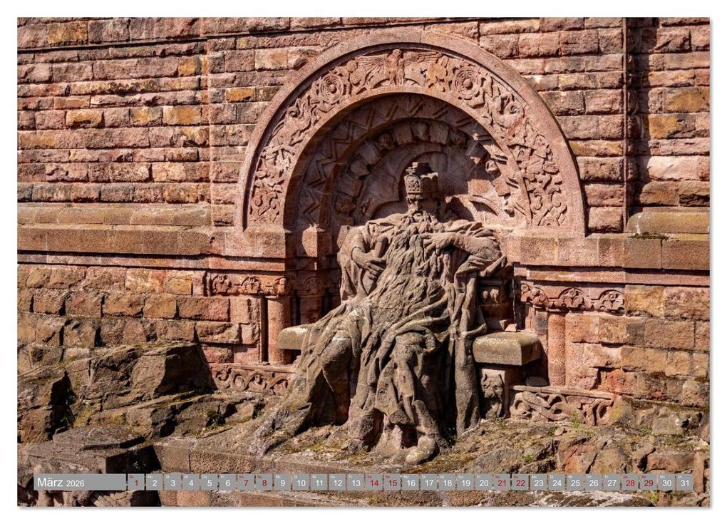 Weitere Ansicht: Das Kyffhäuser Denkmal (Wandkalender 2026 DIN A4 quer), CALVENDO Monatskalender | Holger Felix, Calvendo