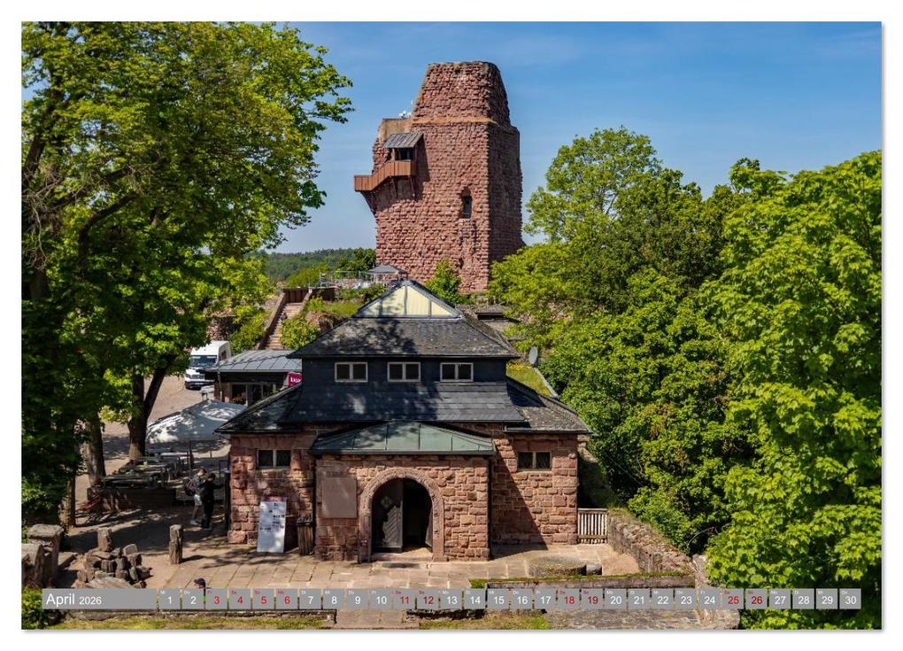 Weitere Ansicht: Das Kyffhäuser Denkmal (Wandkalender 2026 DIN A4 quer), CALVENDO Monatskalender | Holger Felix, Calvendo