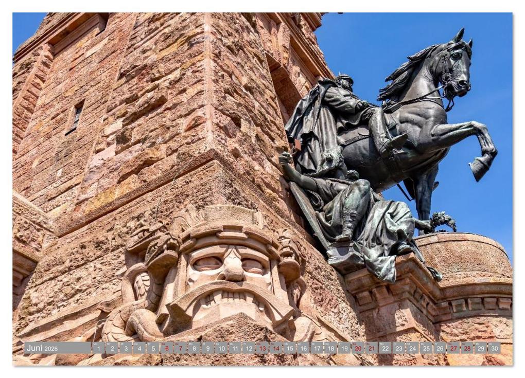 Weitere Ansicht: Das Kyffhäuser Denkmal (Wandkalender 2026 DIN A4 quer), CALVENDO Monatskalender | Holger Felix, Calvendo