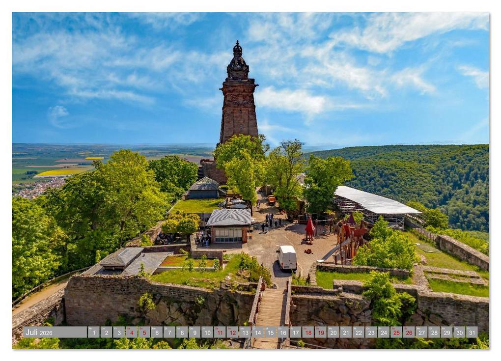Weitere Ansicht: Das Kyffhäuser Denkmal (Wandkalender 2026 DIN A4 quer), CALVENDO Monatskalender | Holger Felix, Calvendo