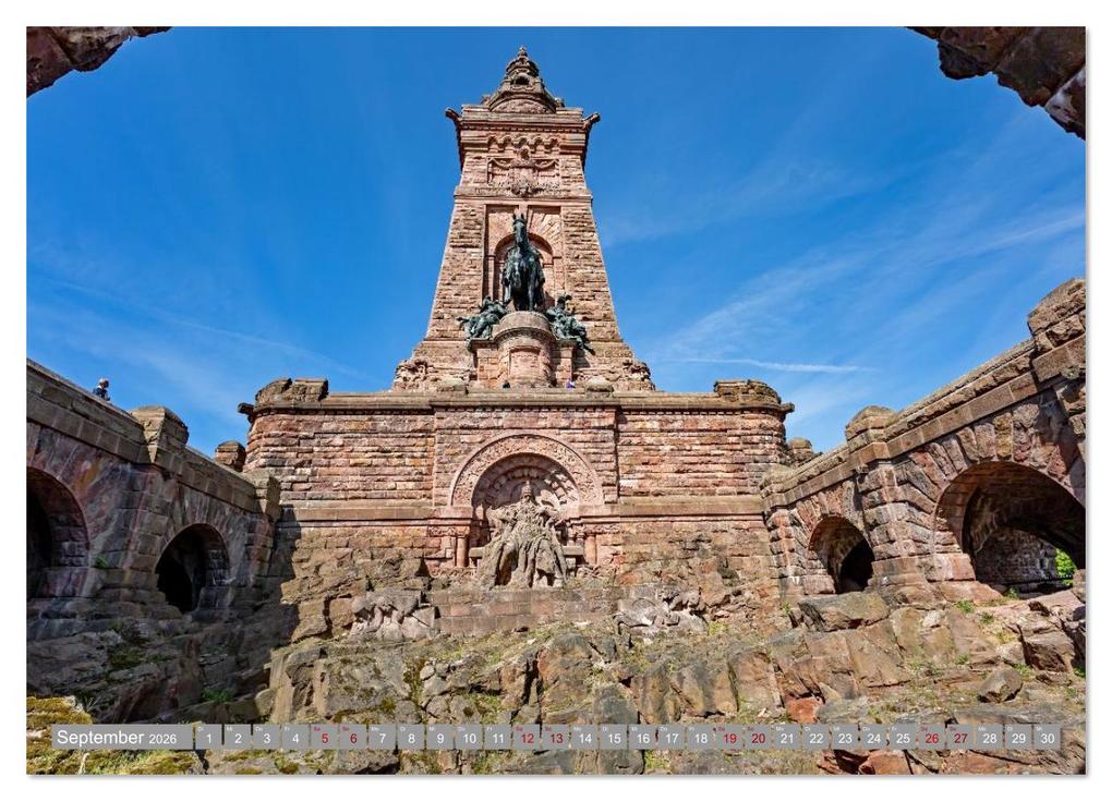 Weitere Ansicht: Das Kyffhäuser Denkmal (Wandkalender 2026 DIN A4 quer), CALVENDO Monatskalender | Holger Felix, Calvendo