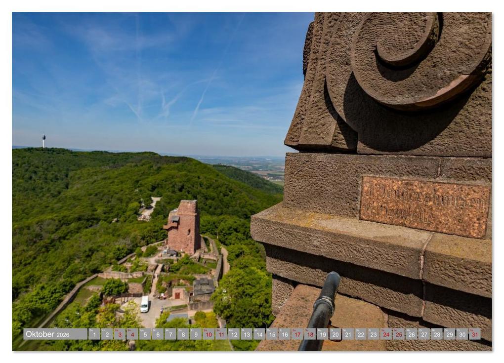 Weitere Ansicht: Das Kyffhäuser Denkmal (Wandkalender 2026 DIN A4 quer), CALVENDO Monatskalender | Holger Felix, Calvendo