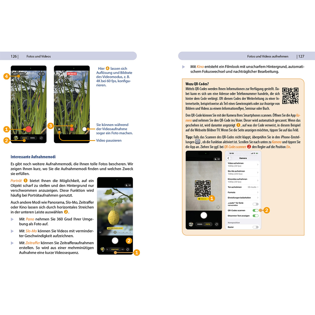 Weitere Ansicht: Apple iPhone mit iOS 26 - Das Buch für Einsteiger ohne Vorkenntnisse | Anja Schmid, Daniela Hausner