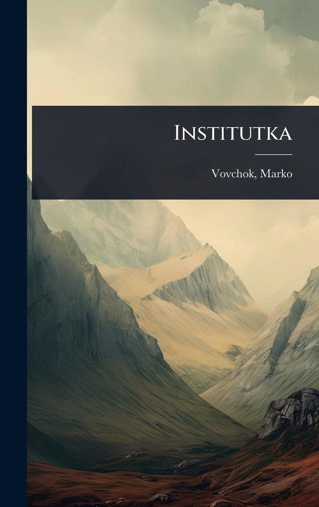 Produktbild: Institutka | Marko Vovchok