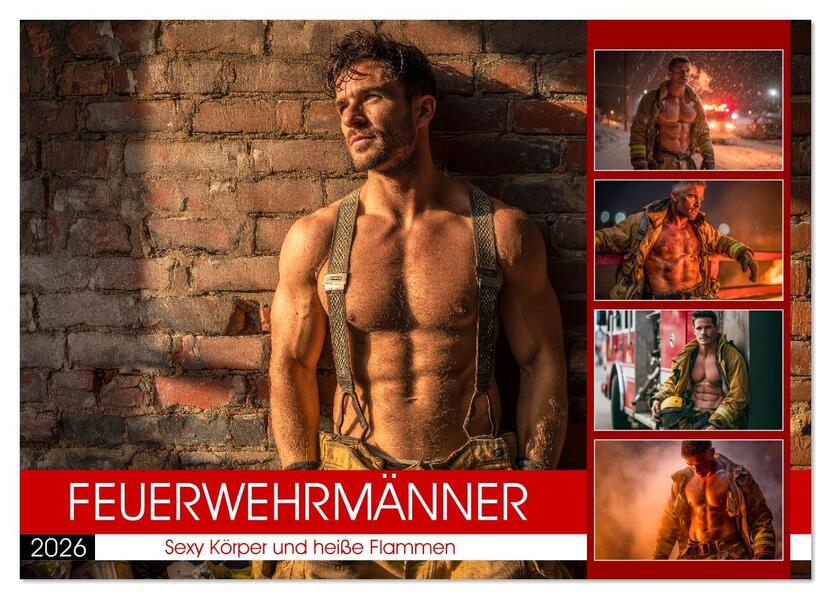 Produktbild: Feuerwehrmänner - Sexy Körper und heiße Flammen (Wandkalender 2026 DIN A3 quer), CALVENDO Monatskalender | MB Fotografie, Calvendo