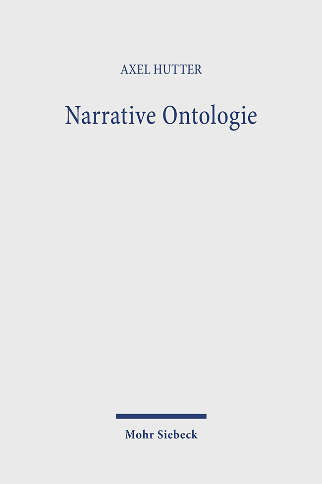 Produktbild: Narrative Ontologie | Axel Hutter