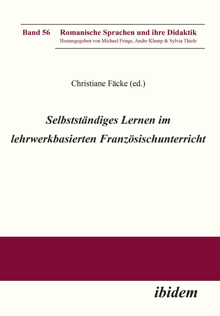 Produktbild: Selbstständiges Lernen im lehrwerkbasierten Französischunterricht