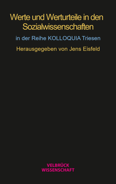 Produktbild: Werte und Werturteile in den Sozialwissenschaften