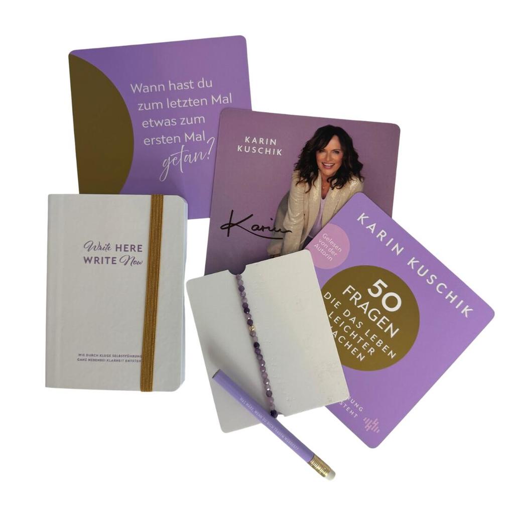 Weitere Ansicht: 50 Fragen, die das Leben leichter machen - Limited Edition | Karin Kuschik