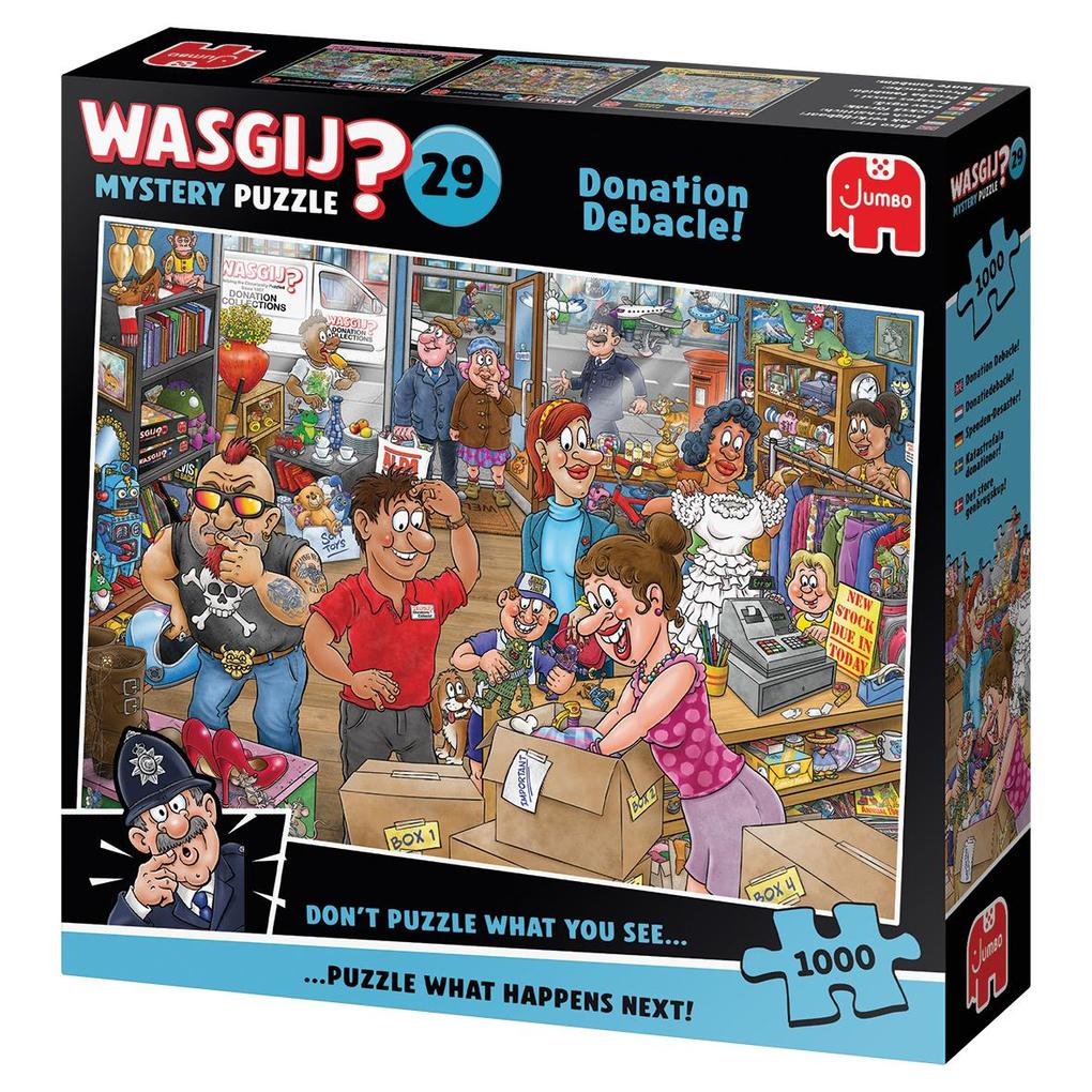 Weitere Ansicht: Wasgij Mystery 29 - Spenden-Desaster (1000 pieces)