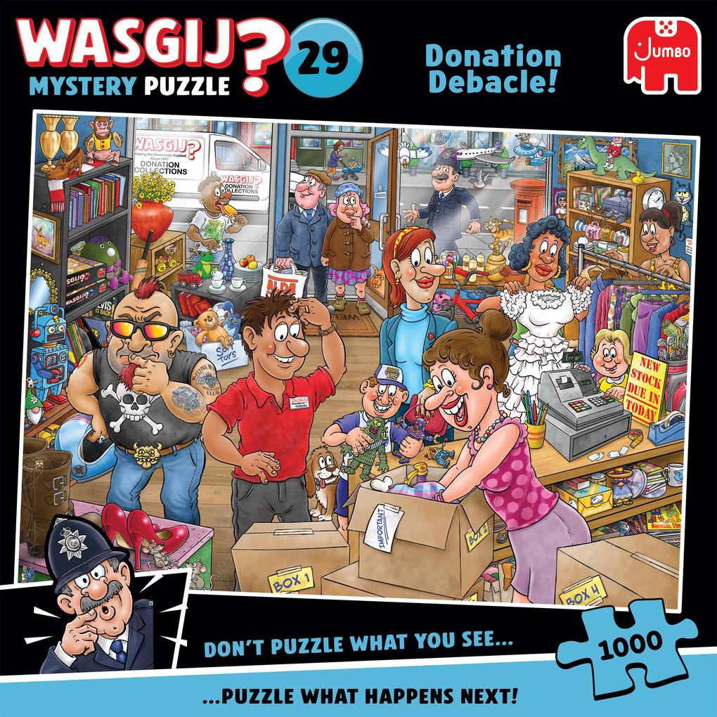 Weitere Ansicht: Wasgij Mystery 29 - Spenden-Desaster (1000 pieces)