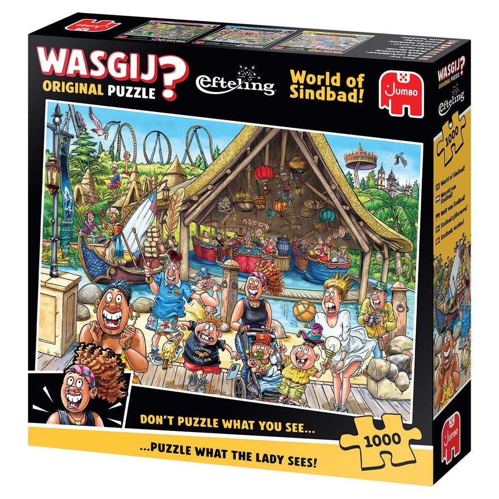 Weitere Ansicht: Wasgij Efteling - World of Sindbad - Puzzle 1000 Teile