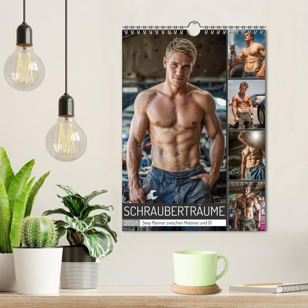 Weitere Ansicht: Schrauberträume - Sexy Männer zwischen Motoren und Öl (Wandkalender 2026 DIN A4 hoch), CALVENDO Monatskalender | MB Fotografie, Calvendo