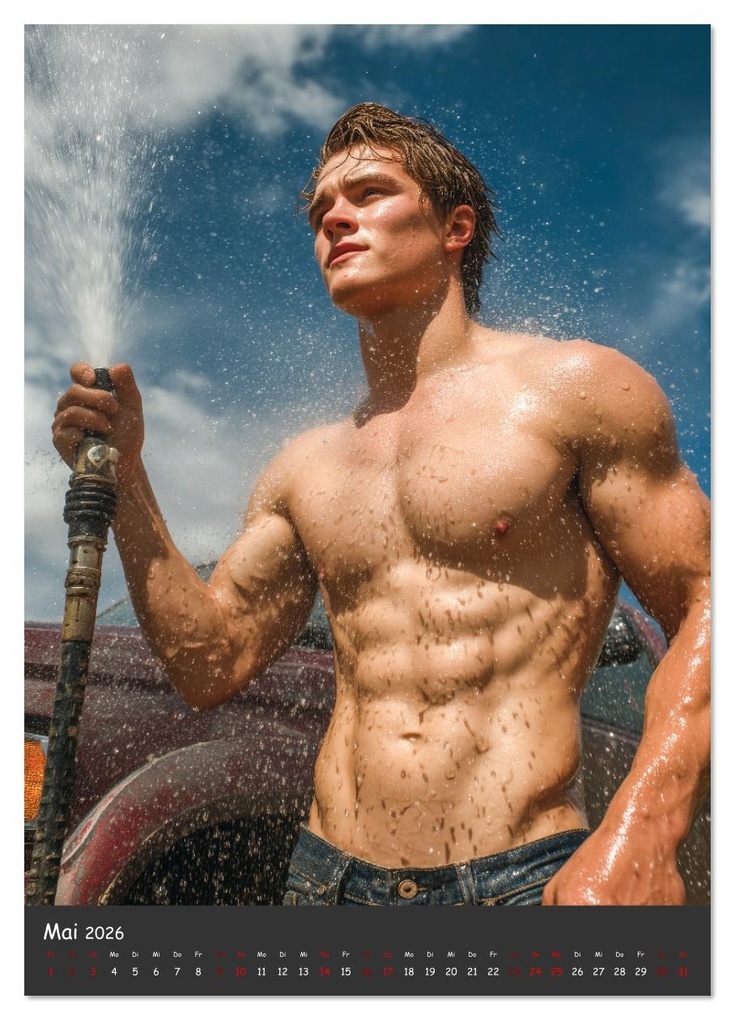 Weitere Ansicht: Schrauberträume - Sexy Männer zwischen Motoren und Öl (Wandkalender 2026 DIN A4 hoch), CALVENDO Monatskalender | MB Fotografie, Calvendo