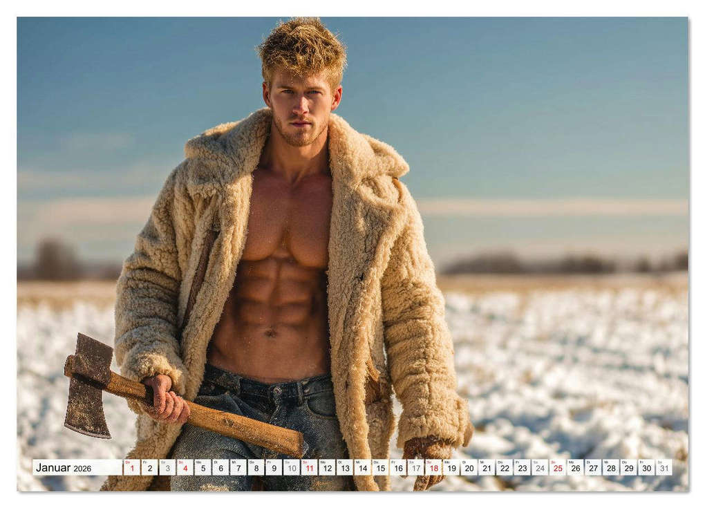 Weitere Ansicht: Sexy Männer - Die Unschuld vom Lande (Wandkalender 2026 DIN A4 quer), CALVENDO Monatskalender | MB Fotografie, Calvendo