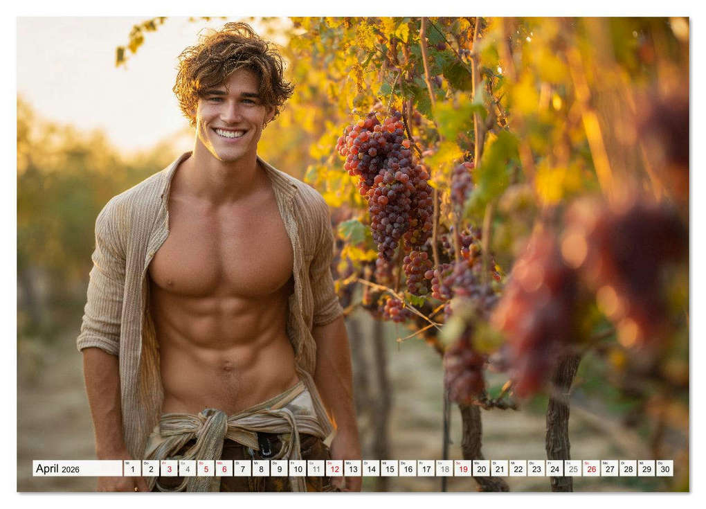 Weitere Ansicht: Sexy Männer - Die Unschuld vom Lande (Wandkalender 2026 DIN A4 quer), CALVENDO Monatskalender | MB Fotografie, Calvendo