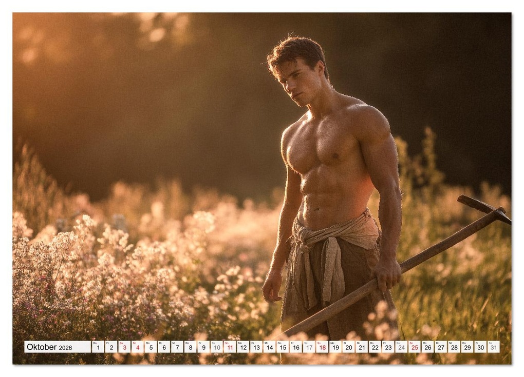 Weitere Ansicht: Sexy Männer - Die Unschuld vom Lande (Wandkalender 2026 DIN A4 quer), CALVENDO Monatskalender | MB Fotografie, Calvendo