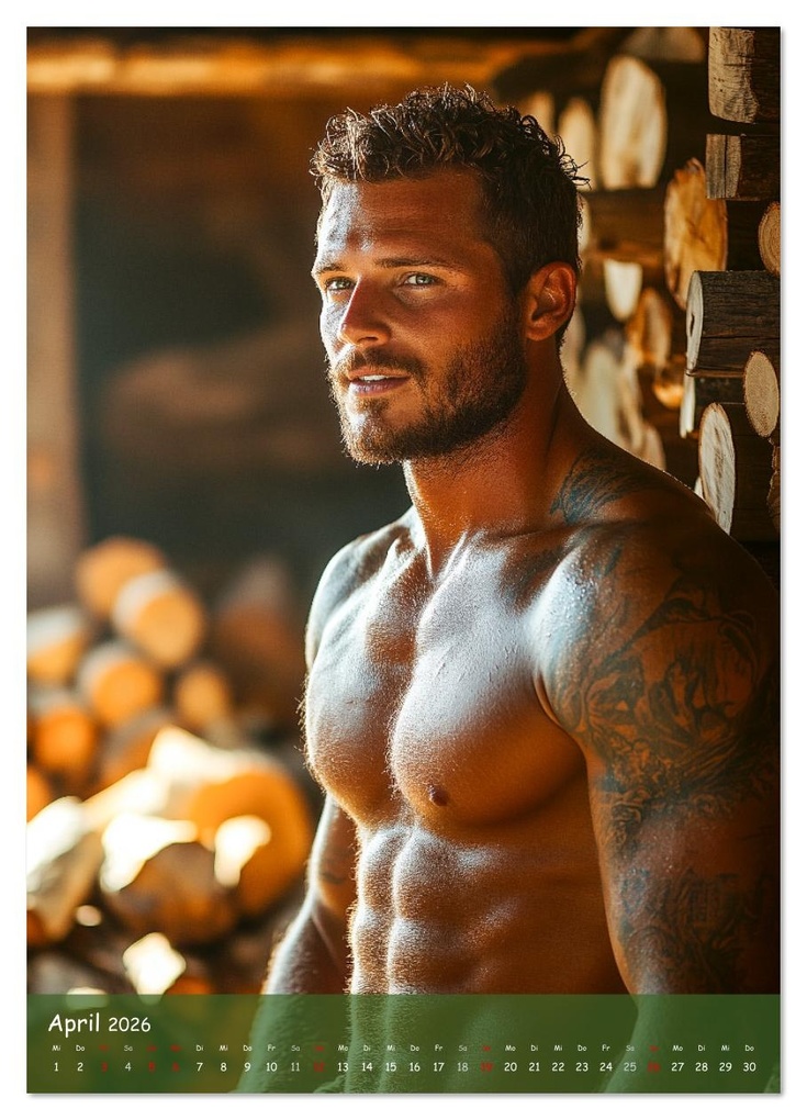 Weitere Ansicht: Muskeln, Heu und Herz - Sexy Männer vom Dorf (Wandkalender 2026 DIN A4 hoch), CALVENDO Monatskalender | MB Fotografie, Calvendo