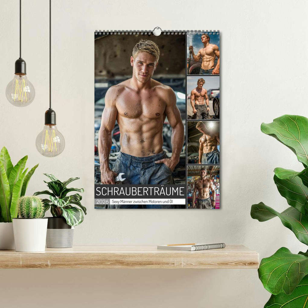 Weitere Ansicht: Schrauberträume - Sexy Männer zwischen Motoren und Öl (Wandkalender 2026 DIN A3 hoch), CALVENDO Monatskalender | MB Fotografie, Calvendo