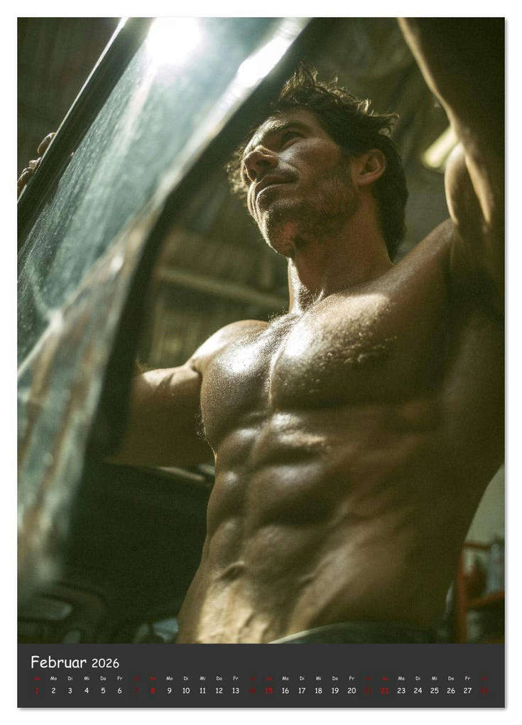 Weitere Ansicht: Schrauberträume - Sexy Männer zwischen Motoren und Öl (Wandkalender 2026 DIN A3 hoch), CALVENDO Monatskalender | MB Fotografie, Calvendo