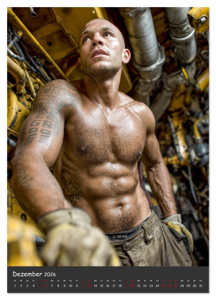 Weitere Ansicht: Schrauberträume - Sexy Männer zwischen Motoren und Öl (Wandkalender 2026 DIN A3 hoch), CALVENDO Monatskalender | MB Fotografie, Calvendo