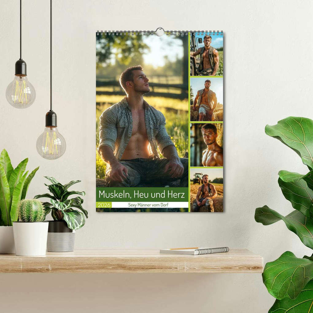 Weitere Ansicht: Muskeln, Heu und Herz - Sexy Männer vom Dorf (Wandkalender 2026 DIN A3 hoch), CALVENDO Monatskalender | MB Fotografie, Calvendo