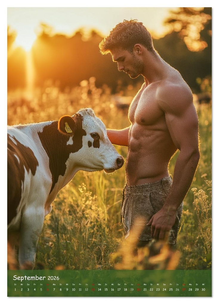 Weitere Ansicht: Muskeln, Heu und Herz - Sexy Männer vom Dorf (Wandkalender 2026 DIN A3 hoch), CALVENDO Monatskalender | MB Fotografie, Calvendo